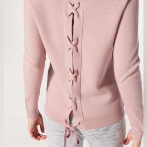 Lululemon Tied To You Sweater - size 6